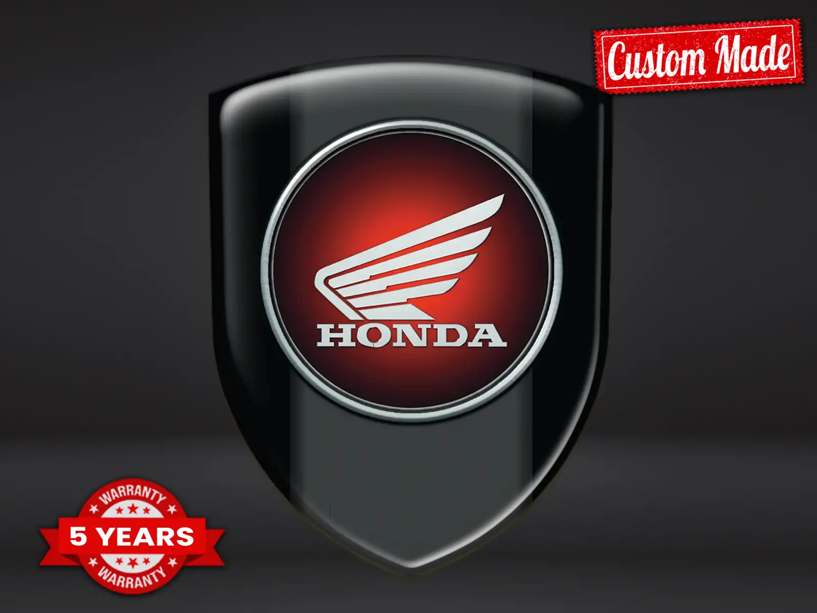 Honda Decalcomanie Lunotto Auto Corse Pregiate Resistenti